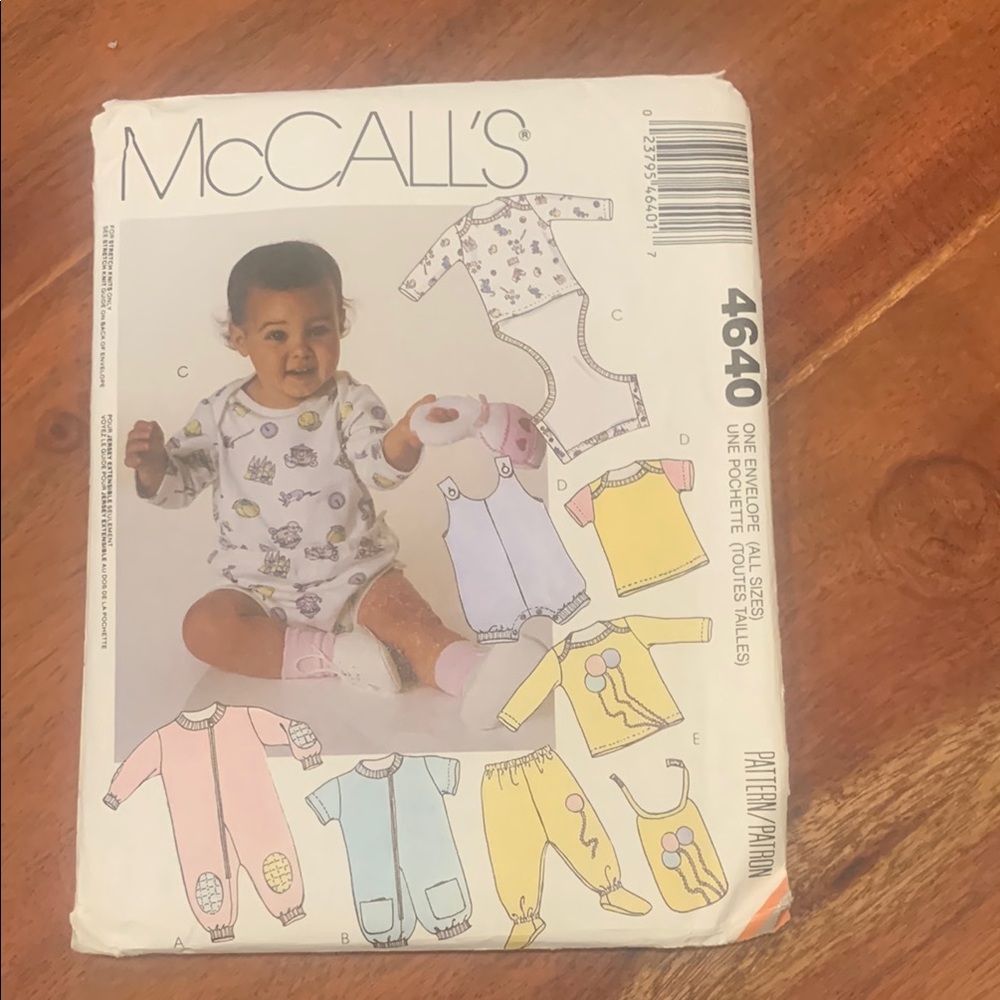3for$15 McCall's Baby Pattern Set - Multicolor